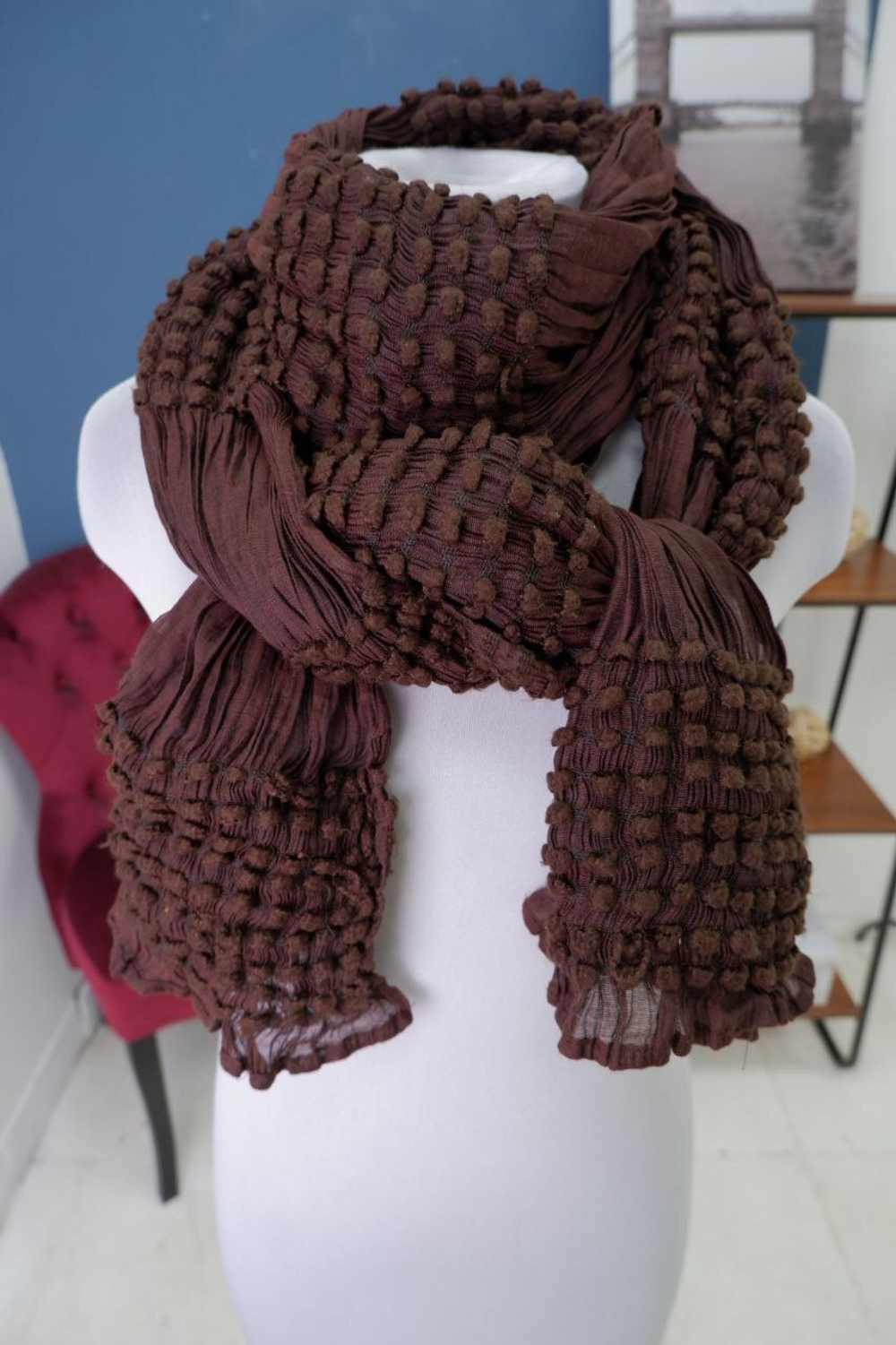 Шарф Rossini с шерстью и шелком