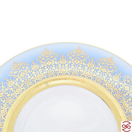 Набор тарелок Falkenporzellan Constanza Marakesh Blue Gold 29 см (6шт)