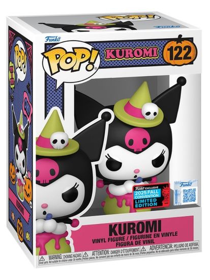 Фигурка Funko POP! Kuromi Kuromi NYCC25 (Exc) (122) 88127 / Фигурка Фанко ПОП! по мотивам аниме "Onegai My Melody", Куроми