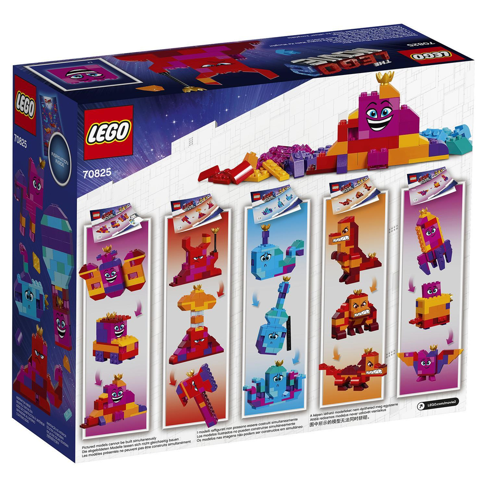 LEGO Movie: Шкатулка королевы Многолики Собери что хочешь 70825 — Queen Watevra's Build Whatever Box! — Лего Муви Фильм