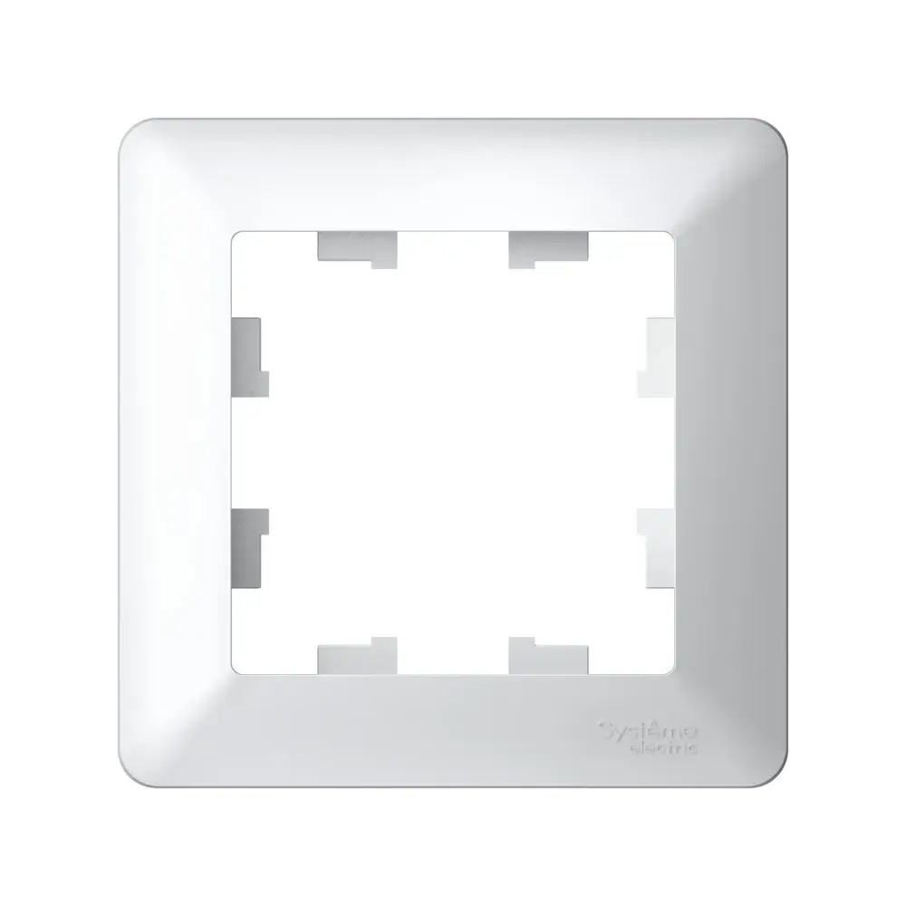 ATLASDESIGN AIR 1-постовая РАМКА, БЕЛЫЙ/дымчатый белый