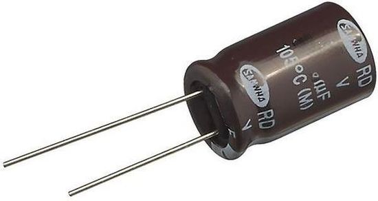 Конденсатор электролитический 220мкФ 50в 105°С RD / 10х12 / Samwha
