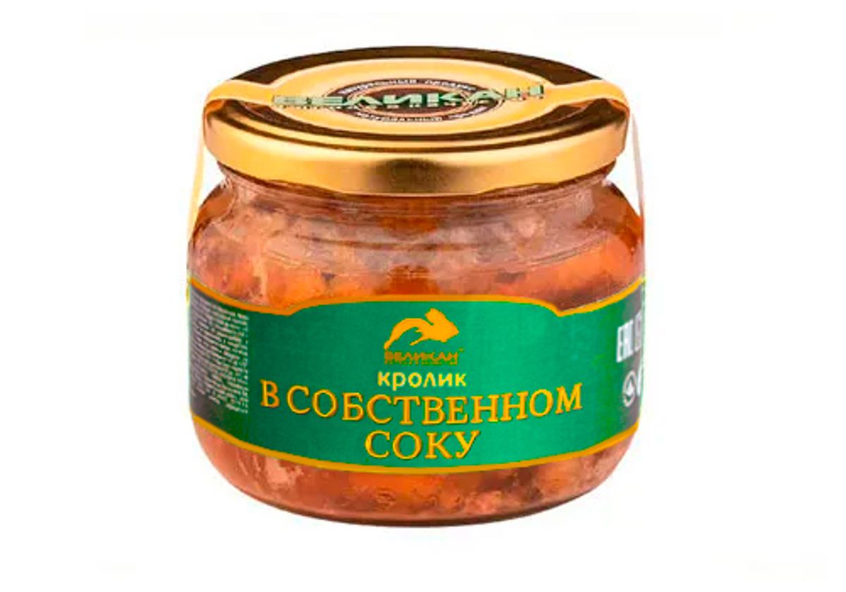 Кролик в собственном соку, 300г