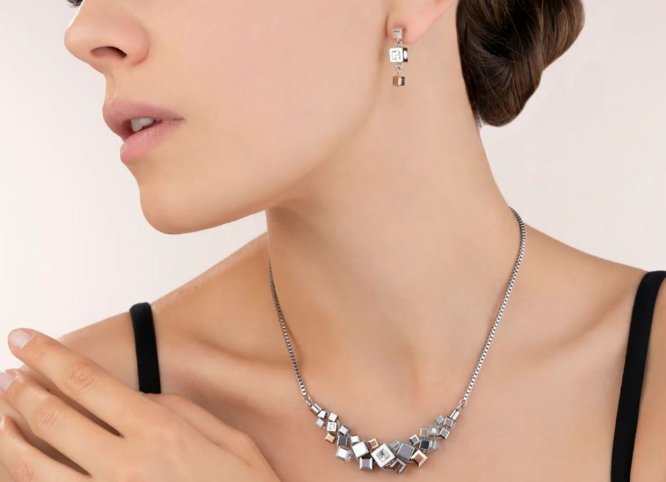 Колье Coeur de Lion Silver-Rosegold 5037/10-1723