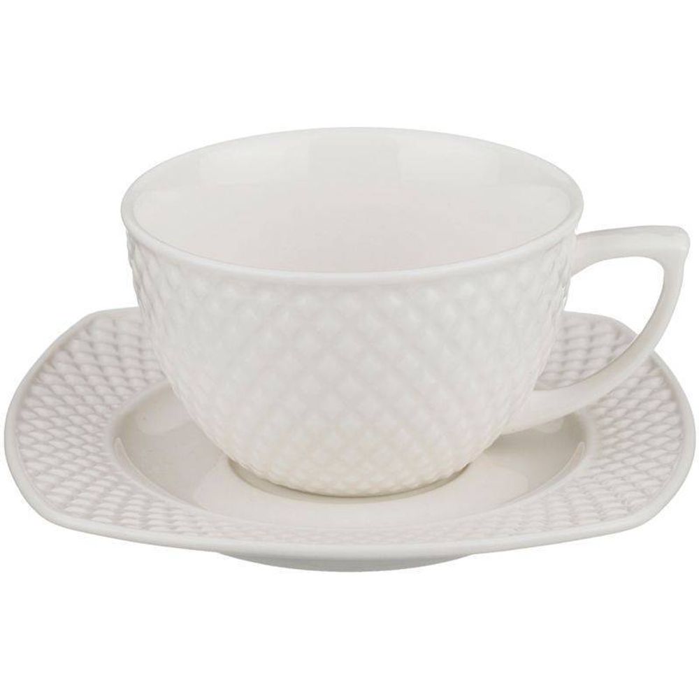 ЧАЙНЫЙ СЕРВИЗ LEFARD "ДИАМАНД" НА 6 ПЕР. 15 ПР. 1100/220/220/220 МЛ (КОР=2НАБ.)