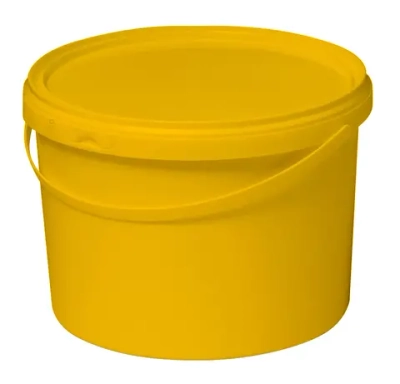 Бак для утилизации медицинских отходов КМ-проект класс Б 10 л высота 245 мм желтый