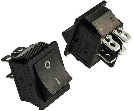 Клавишный выключатель KCD4-201-2P-B/4P on-off