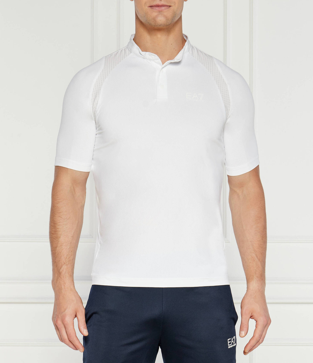Поло EA7 - белый(6DPT16 PJEMZ)