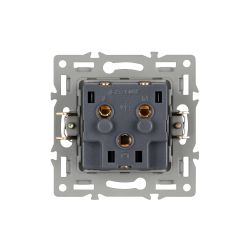 Механизм электрической розетки SCT-MEU1-PL-BK (250V, 16A) (Arlight, -) 043731