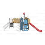 Уличный игровой комплекс для детей Romana 101.104.00