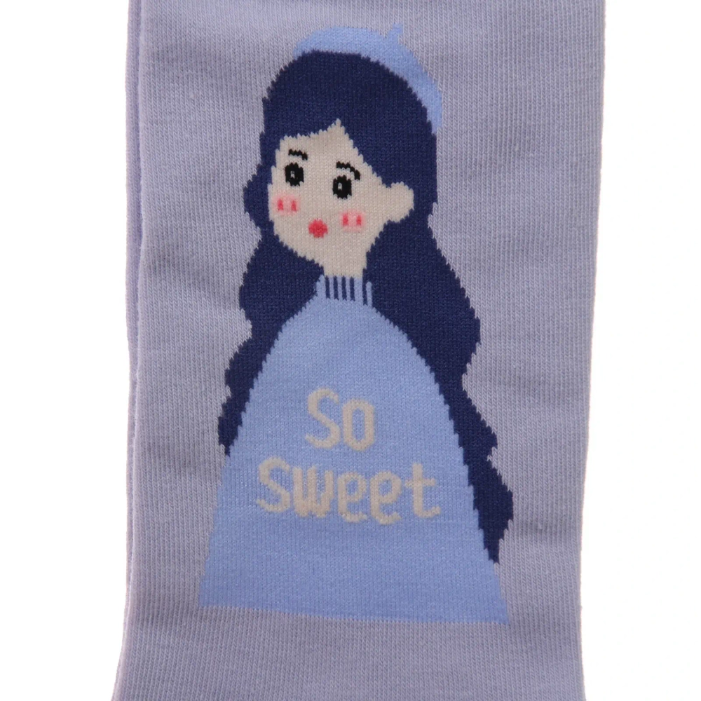 Носки женские «ARTE - Девушка» с рисунком, микс