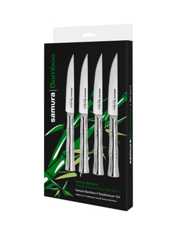 Набор из 4 ножей для стейка Samura Bamboo SBA-0031S