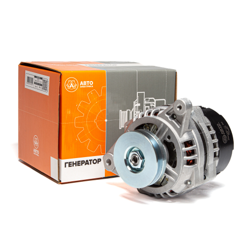 Генератор, ГАЗ, УАЗ, дв. УМЗ, 14 В, 90 А, 1-ручьевой, узкий шкив 10 мм (ан. 3282.3771)