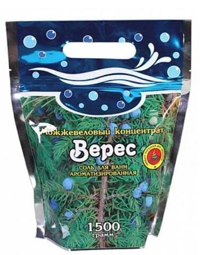 Соль д/ванн Верес Можжевеловый концентрат 1500 гр.