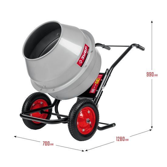 Бетономешалка "ЗУБР" БМР-130