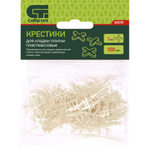 Крестики 1 мм, для кладки плитки, 100 шт Сибртех