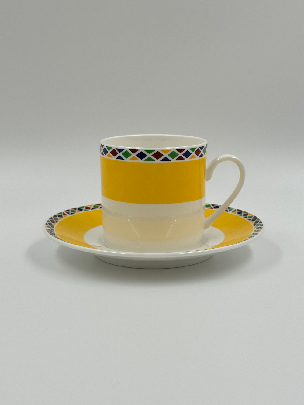 Кофейная пара жёлтая Yves Saint Laurent by Yamaka