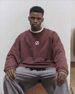 Raglan Sweatshirt LOGO Catawba Grape