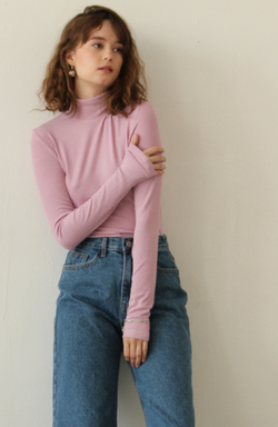 Лонгслив-водолазка женский