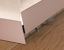 Щелевой плинтус Pro Design Corner 570 коньяк, 2600x15,5x35 мм