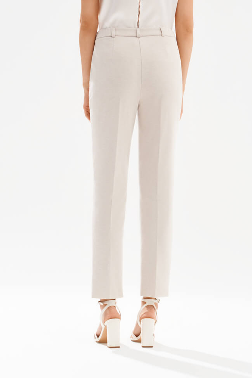 31237 Брюки женские (бежевый меланж)