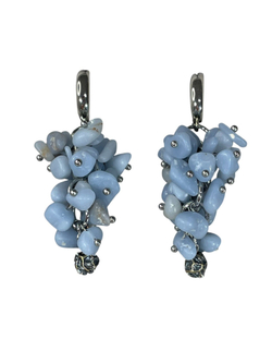 Серьги грозди из Ангелита