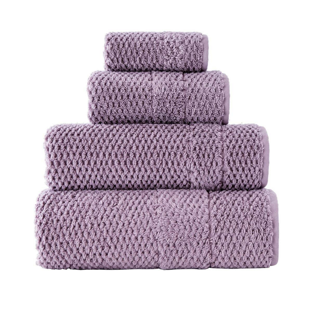 Полотенце 70х140 Arya home Arno сливовое