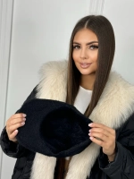 Шапка кепи зимняя с козырьком