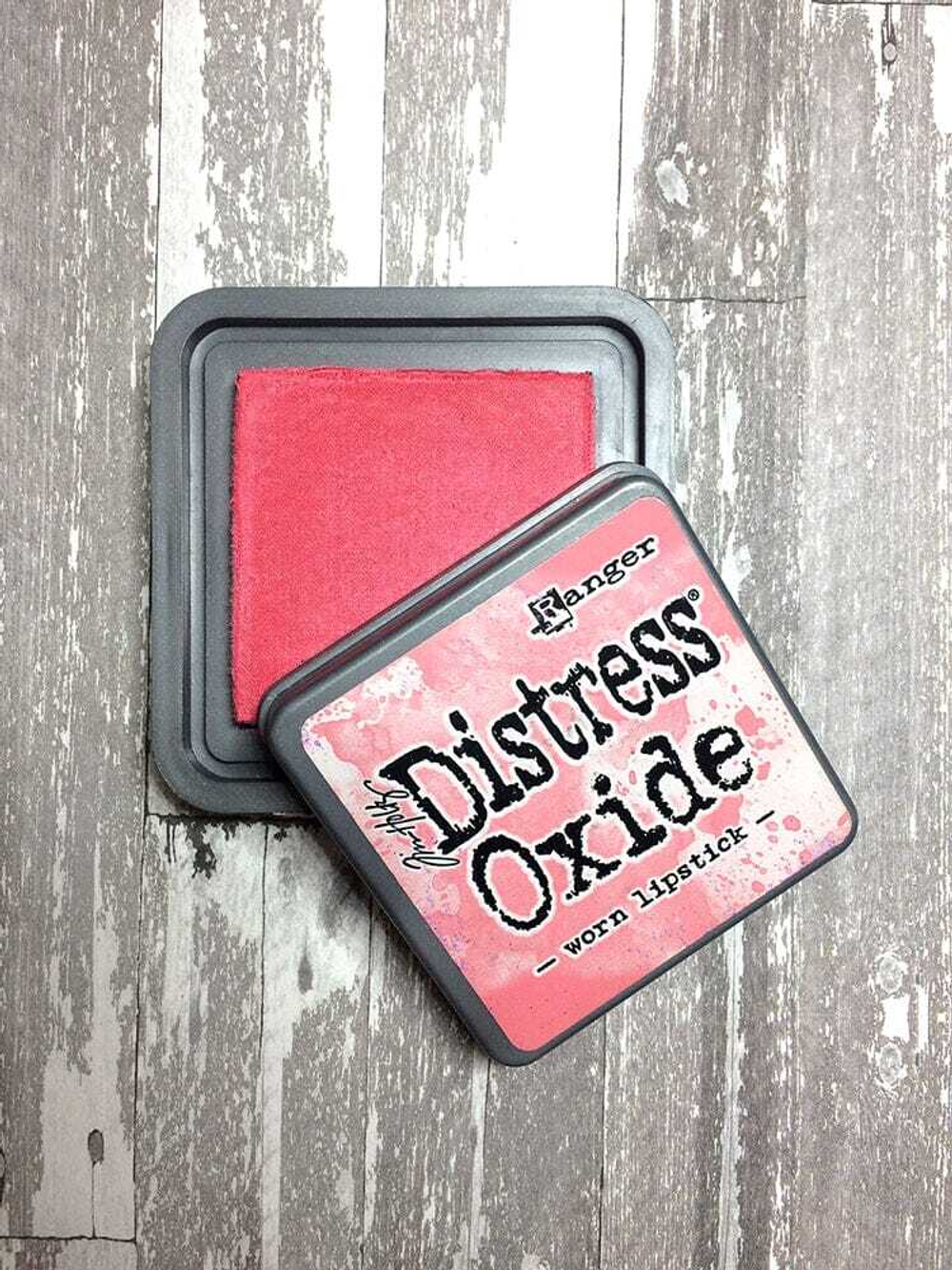 Distress Oxide Pad. Worn Lipstick