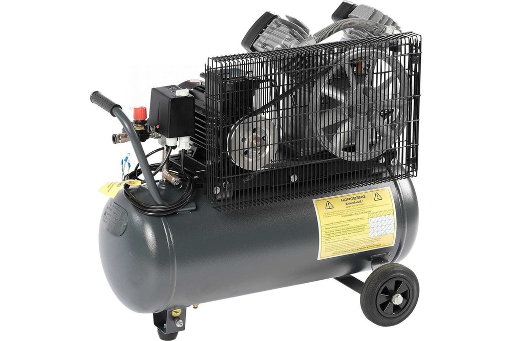Компрессор поршневой с ременной передачей 380В, ресив. 50л, 420л/мин NORDBERG NCP50/420
