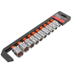 Набор головок 10пр., 1/2''(10-15, 17, 19, 22, 24мм),на пластиковом держателе Baum Auto##BaumAuto BM-4101-5