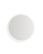 Круглое зеркало для ванной Mervi со LED подсветкой и защитой от запотевания Ø 60 см