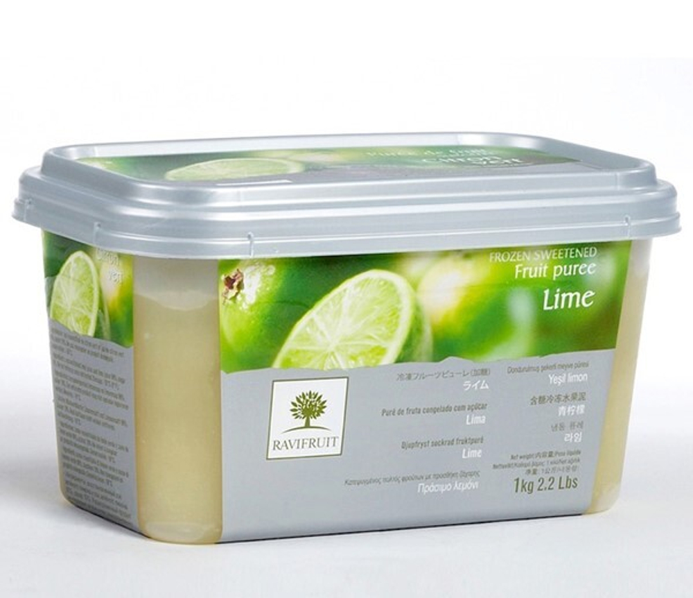 ПЮРЕ RAVIFRUIT из лайма с/м 10% сахара Франция, 1 кг