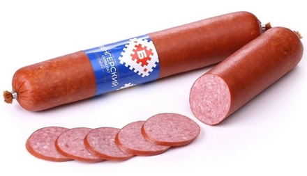 Колбаса варёно-копчёная "Сервелат Венский" Брест