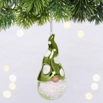 Елочная игрушка «Новогодний лесовичок» 5,5*6*12,5 см, зеленый