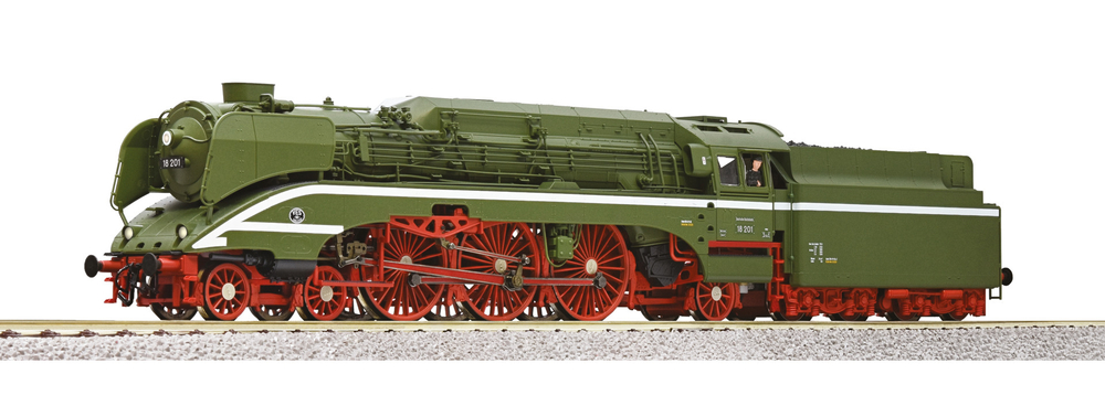 Скоростной паровоз 18 201 с угольным отоплением, DR, III эпоха