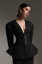 Жакет приталенный