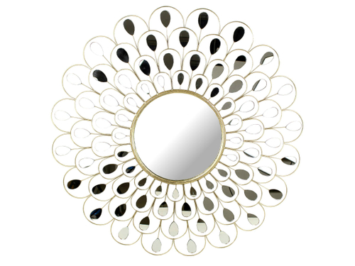 Зеркало "Шампань" 98х3х98см Металл,зеркало