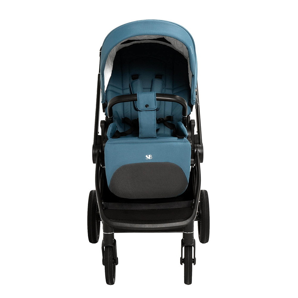Коляска 4 в 1 Sweet Baby Cupola New + автокресло Elegante Plus с базой i-Size ISOFIX DK780 Ocean Green
