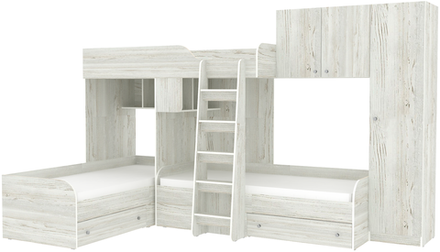 Кровать-чердак КарИВи Трио 2 Винтерберг Винтерберг