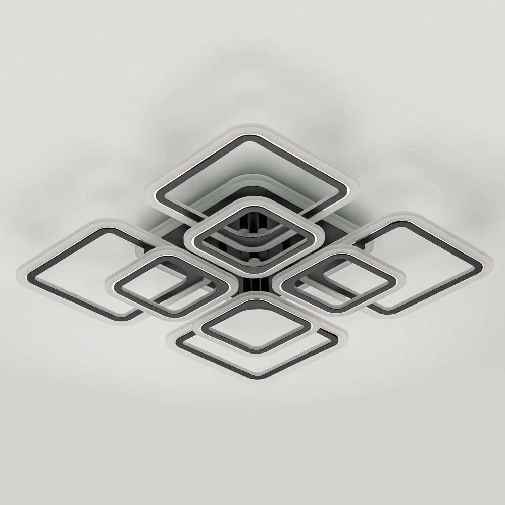 Citilux Марсель Смарт CL232A185E RGB Умная люстра Чёрная