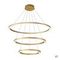 Подвесной светодиодный светильник Crystal Lux Fortuna SP158W Led Gold