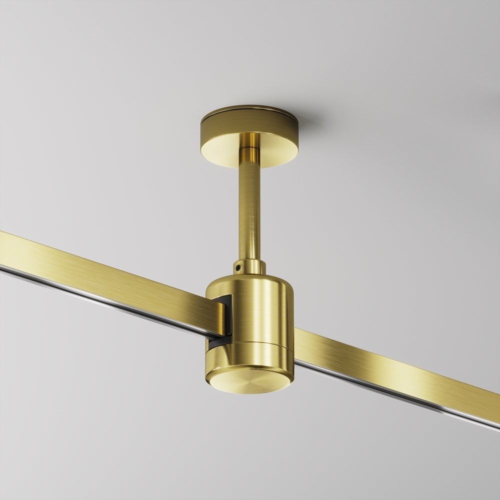 Крепление потолочное Short 78мм с прямым коннектором питания Maytoni FLARITY TRA156C-IPC1-BS