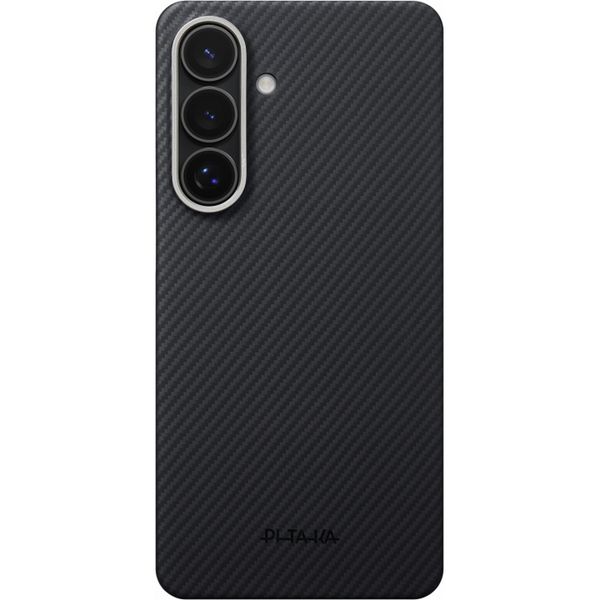 Чехол Pitaka Edge Case для Samsung S26, Черный | Twill
