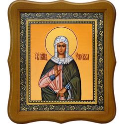 Ревекка праведная, жена ветхозаветного патриарха Исаака. Икона на холсте.