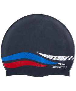 Шапочка для плавания Russia JR Black, силикон, подростковый