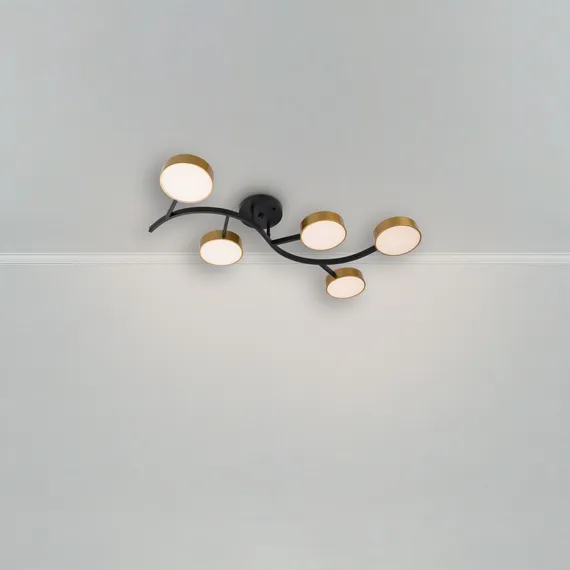 Потолочный светильник FR6048CL-L10GB Тибо / Tibo 10 Вт LED Freya fr6048cl-l10gb