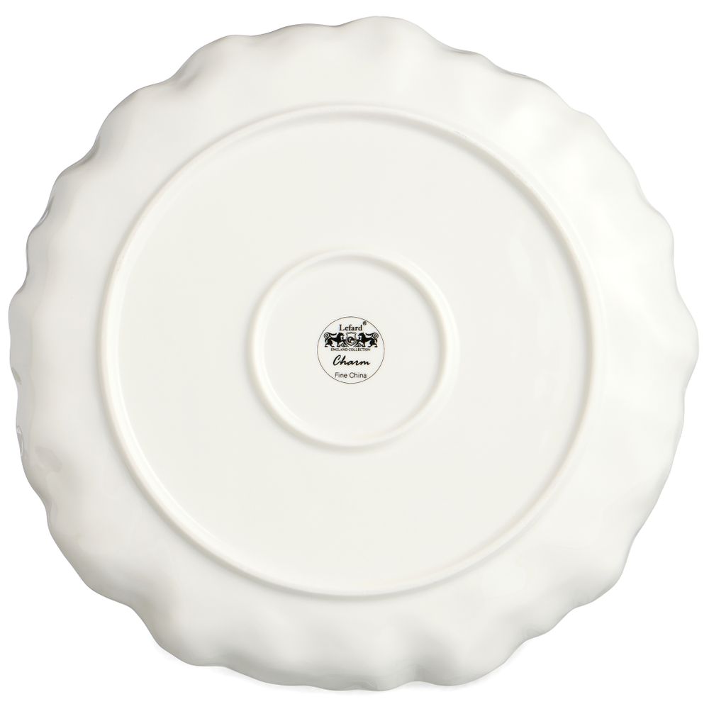 НАБОР ТАРЕЛОК ОБЕДЕННЫХ LEFARD "CHARM" 2 ШТ., 26,5*3 СМ (С ЗОЛОТОЙ ЛИНИЕЙ)