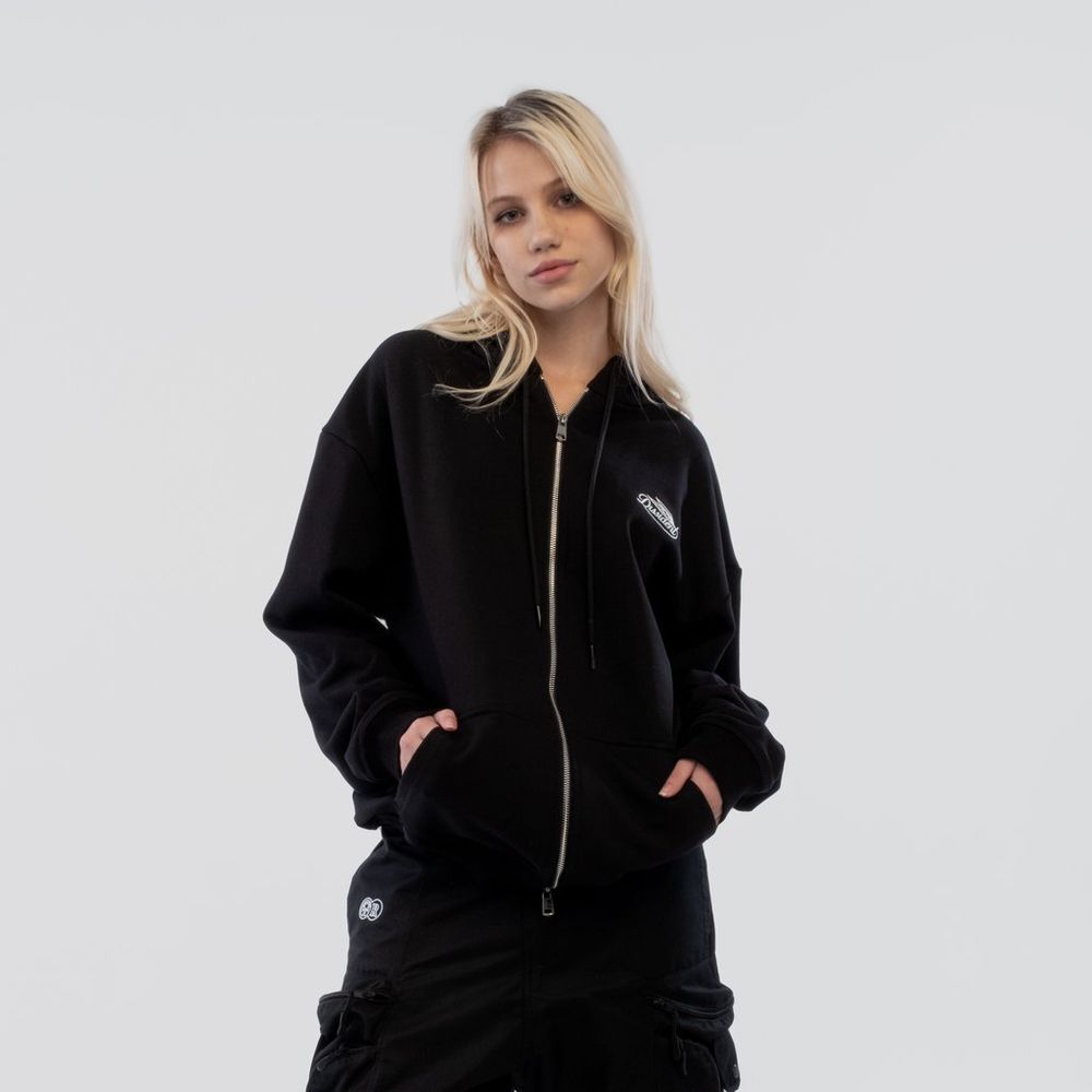 Худи Dissident на молнии Utopie черный