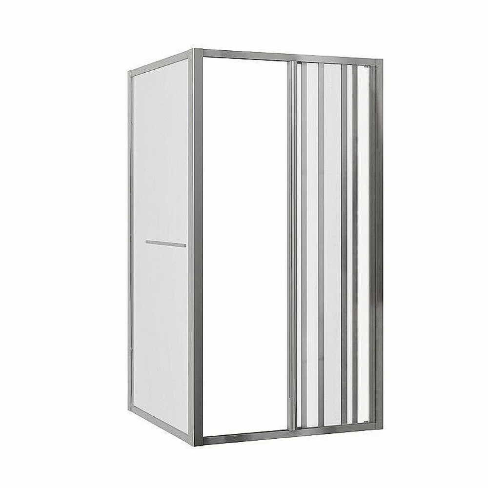 Душевой уголок Grossman Alba1 GR-9090Al1 90х90 стекло прозрачное/профиль хром